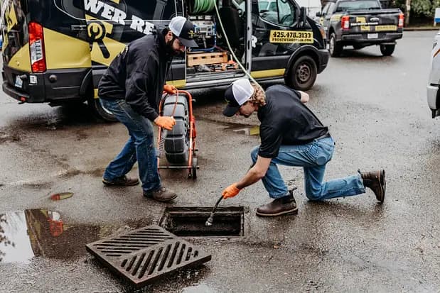 Professional drain cleaning service for a Tacoma home